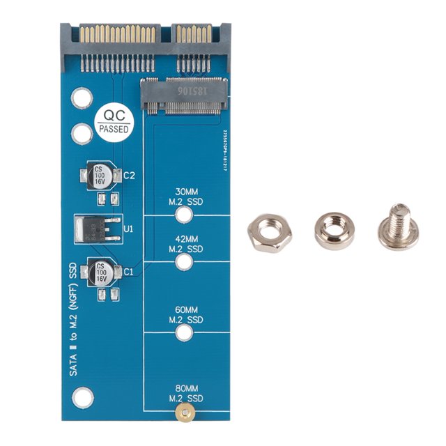 Blue Board M.2 To Adapter, SSD M.2 To Converter M.2 SSD Adapter, ABS Adapter Card For SSD Solid