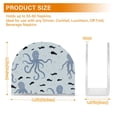 thumbnail image 4 of Yayeee Napkin Holder for Table Kitchen Paper Tissue Organization, Blue Octopus Pattern, 4 of 8