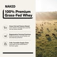 thumbnail image 3 of NAKED Whey 2LB 100% Grass Fed Whey Protein Powder - Only 1 Ingredient, Unflavored Whey Protein, Undenatured, Gluten Free, Soy Free, No GMOs, No Preservatives, 3 of 9
