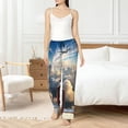 thumbnail image 4 of Balery Sunset Airplane Travel View Pantalones de pijama para mujer, pijamas ultraligeros, pantalones de estar por casa-Small, 4 of 6