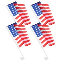 Raindrops 4pcs Car Flag With Window Clip American Car Flag With Clip Outdoor Car Flags Replacement Car Flags For Vehicle Decorative Car Flag