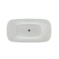 thumbnail image 6 of Dreamline Btadx3259c Ascend 59" Free Standing Acrylic Soaking Tub - White, 6 of 7