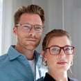 thumbnail image 3 of OPULIZE Unisex's Modern Reading Glasses, 3 of 6