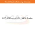 thumbnail image 2 of Max Advanced Brakes - Brake Kit for 2017 2018 2019 2020 Acura MDX w/ 3.5 V6 Engine Front and Rear Replacement Geomet Coated Disc Brake Rotors and Ceramic Brake Pads, 2 of 9