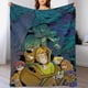 thumbnail image 1 of Manta de dibujos animados de Scooby Doo, suave y acogedora manta de felpa esponjosa para niños, niñas y adultos jóvenes, cálida manta de franela para sala de estar, dormitorio, sofá cama de 50 x 60, 1 of 8