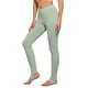 thumbnail image 4 of Inspire Chic Leggings de Algodón para Mujeres con Cintura Elástica, Pantalones de Yoga Suaves para Navidad, Medias con Espolones, Talla S, Verde Claro, 4 of 6
