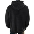 thumbnail image 2 of LEEy-world Cool Hoodies Men's Cable Knit Crewneck Sweater Pullovers Cashmere Wool Blended Relax Fit Knitwear Black,XXL, 2 of 4