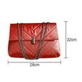 thumbnail image 2 of Crossbody Bags for Women Shoulder Bag Handbag Ladies Small Purses with Chain Strap-red, 2 of 5