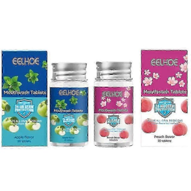 Mouthwash Tablets Bad Breath Tooth Stains Clean Teeth Fresh Breath Oral Care Concentra