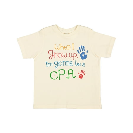 

Inktastic Future CPA Accountant Gift Toddler Boy or Toddler Girl T-Shirt