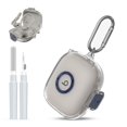 thumbnail image 1 of [Actualización De Bloqueo Seguro] Para Beats Powerbeats Pro 2 2025 Funda Con Kit De Limpieza Agentnano Funda Protectora Transparente De Tpu A Prueba De Golpes Con Estuche De Carga Beats Powerbeats Pro, 1 of 5
