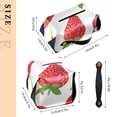 thumbnail image 3 of Cherry and Strawberry Napkin Dispenser Leather Paper Napkins Holders Elegant Modern Fancy for Kitchen Dining Room Table Decor, 3 of 7