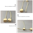 ITSELFER 5pcs RJ11 Socket Splitter RJ11 Male To Female Adapter For