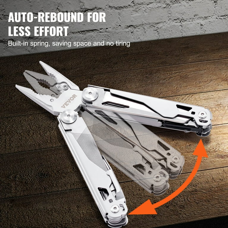 BENTISM 17 In 1 Multitool Pliers Multi Tool with Safety Locking and Pocket Sheath