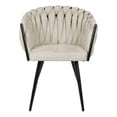 thumbnail image 2 of Set 2 Sillas Comedor Patron Tejido Elegante Moderno, 2 of 5