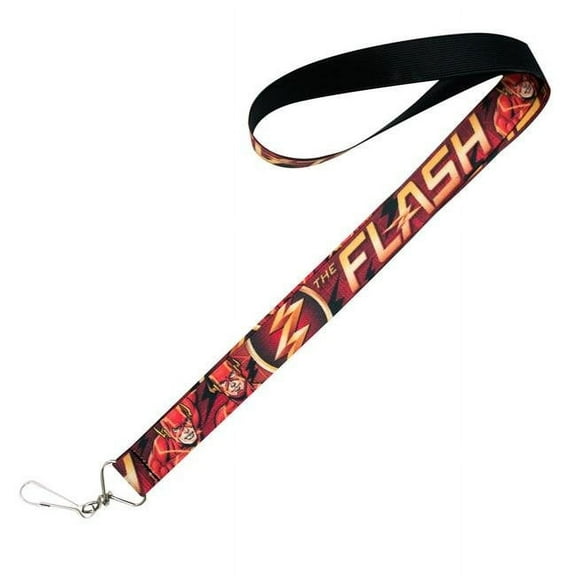 The Flash Red Comic Book Lanyard