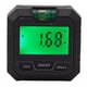 thumbnail image 1 of Medidor de ángulos digital Transportador ABS Mini caja de nivel digital Buscador de ángulos Medidor con base magnética para carpintería Construcción Mampostería Bisel Negro, 1 of 10