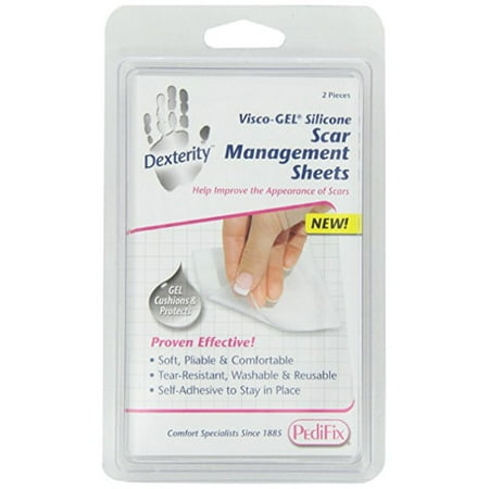 Adhesive Gel Sheet - PediFix Visco-GEL Silicone Scar Management Sheets
