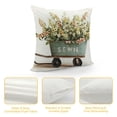 thumbnail image 4 of Fenyluxe Flowers Pillow Covers Soft and Durable for Couch Sofa Indoor Outdoor Throw Pillow Cover Square Design 1PC 20x20in, 4 of 5