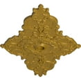 thumbnail image 3 of 67 1/4"W x 43 3/8"H x 4"ID x 2"P Melchor Diamond Ceiling Medallion (Fits Canopies up to 4"), Hand-Painted Pharaohs Gold, 3 of 5