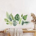 thumbnail image 2 of Adhesivos de pared con hojas verdes, plantas tropicales y helechos, 29 x 50 cm, 2 of 3