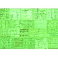thumbnail image 1 of Ahgly Company Indoor Rectangle Patchwork Green Transitional Area Rugs, 3' x 5', 1 of 1
