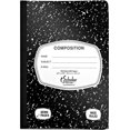 thumbnail image 1 of iScholar Small Black and White Composition Notebook, Wide Ruled, 8.6 x 6.3 Inches, 100 Sheets (10110), 1 of 1