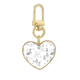 thumbnail image 1 of Cartoon Bird Mountain Star Grass Tree Llavero de metal en forma de corazón dorado, 1 of 3