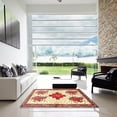 thumbnail image 7 of Ahgly Company Machine Washable Indoor Square Traditional Sun Yellow Area Rugs, 7' Square, 7 of 7