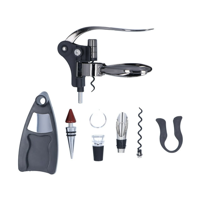 Oubit Wine Pourer,7Pcs/Set Manual Wine Opener Wine Accessory Wine Bottle Opener Leading Edge Technology
