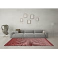 thumbnail image 3 of Ahgly Company Indoor Rectangle Abstract Red Contemporary Area Rugs, 4' x 6', 3 of 4