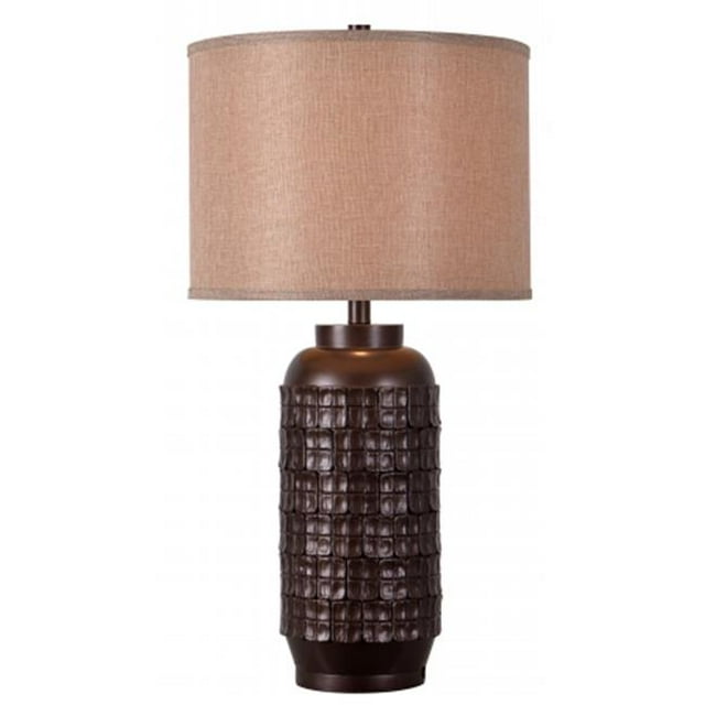 Kenroy Home 32823CHOC Axton Table Lamp, Chocolate