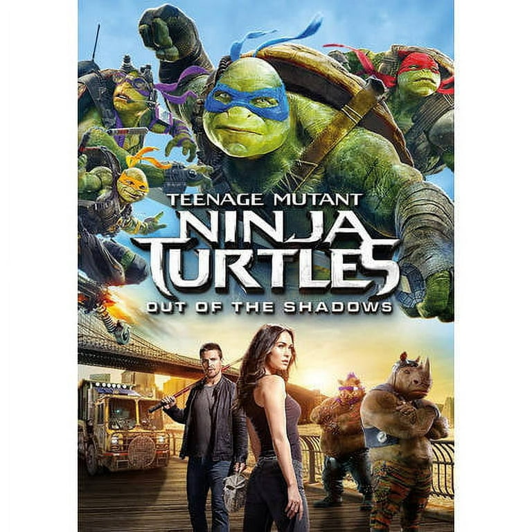 Teenage Mutant Ninja Turtles Out of The Shadows, DVD