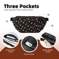 thumbnail image 4 of Naloa Flowers Print Running Belts for Men Women,Running Fanny Pack with 2-Zipper Pockets,Waterproof Waist Pack for Travel Hiking Running Outdoor Sports, 4 of 8