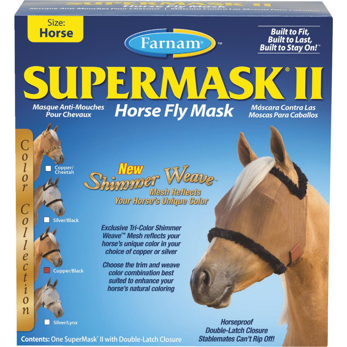 Tough 1 Ladybug Mesh Horse Fly Mask For Warmblood Face Eye Protector U-05-0 