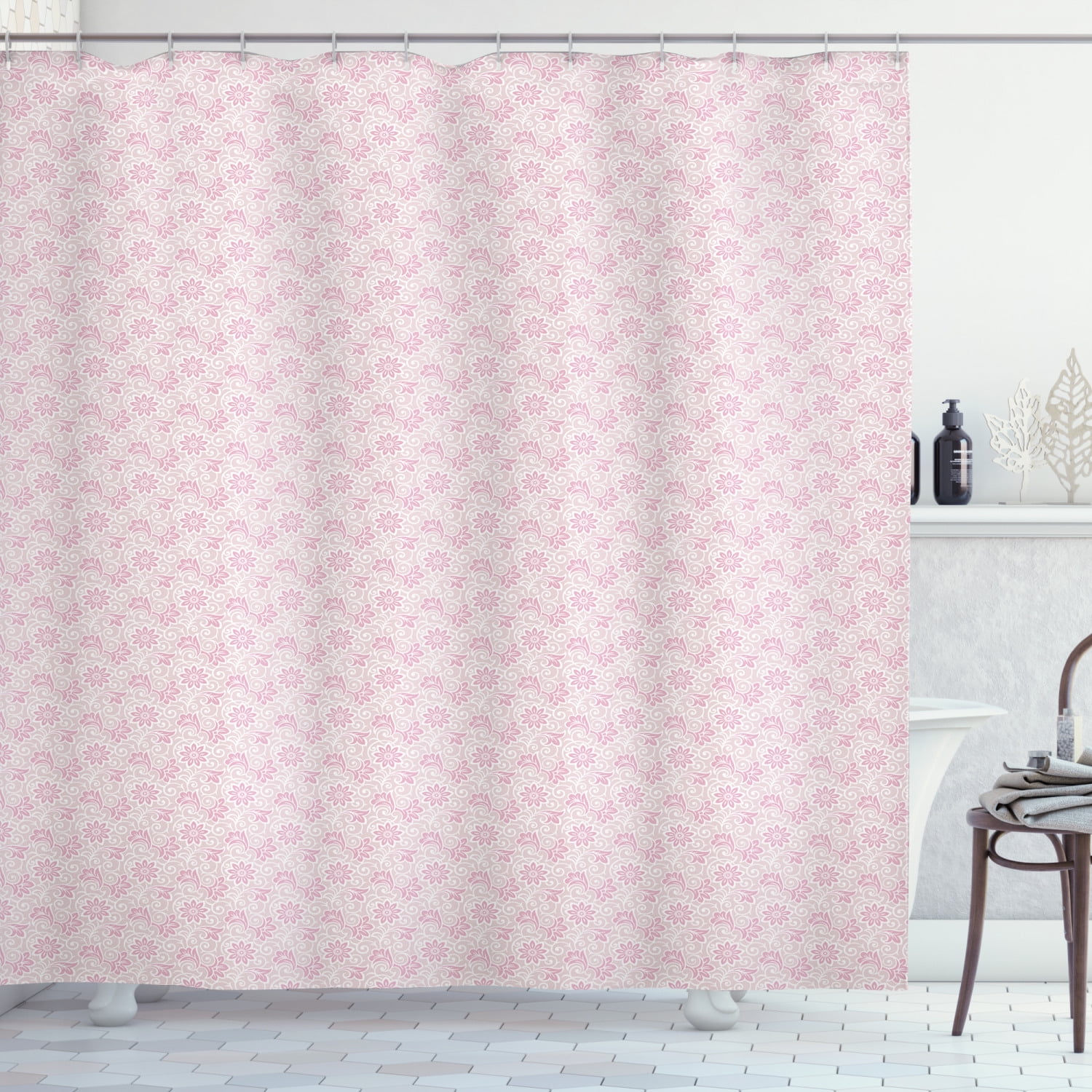 Details about   Rose Flowers Printed Arts Waterproof Polyester Fabric Bathroom Shower Curtain 