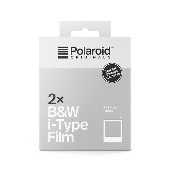 Polaroid Originals Instant B&W Film for i-Type - Double Pack, White (4838)