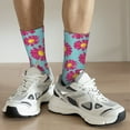 thumbnail image 6 of KLL Daisies Flowers Print Cool Socks Men's Women's Crew Socks Funny Crazy Novelty Stockings, 6 of 6