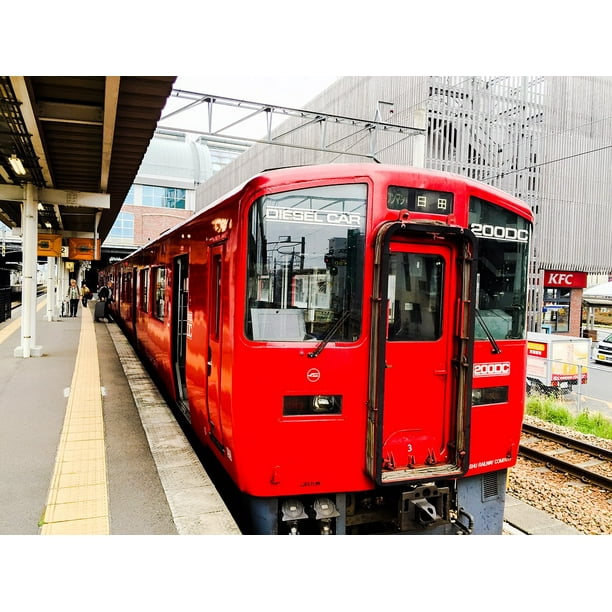 Peel N Stick Poster Of Train Japanese Japan Beppu Kyushu Oita Poster 24x16 Adhesive Sticker Poster Print Walmart Com Walmart Com