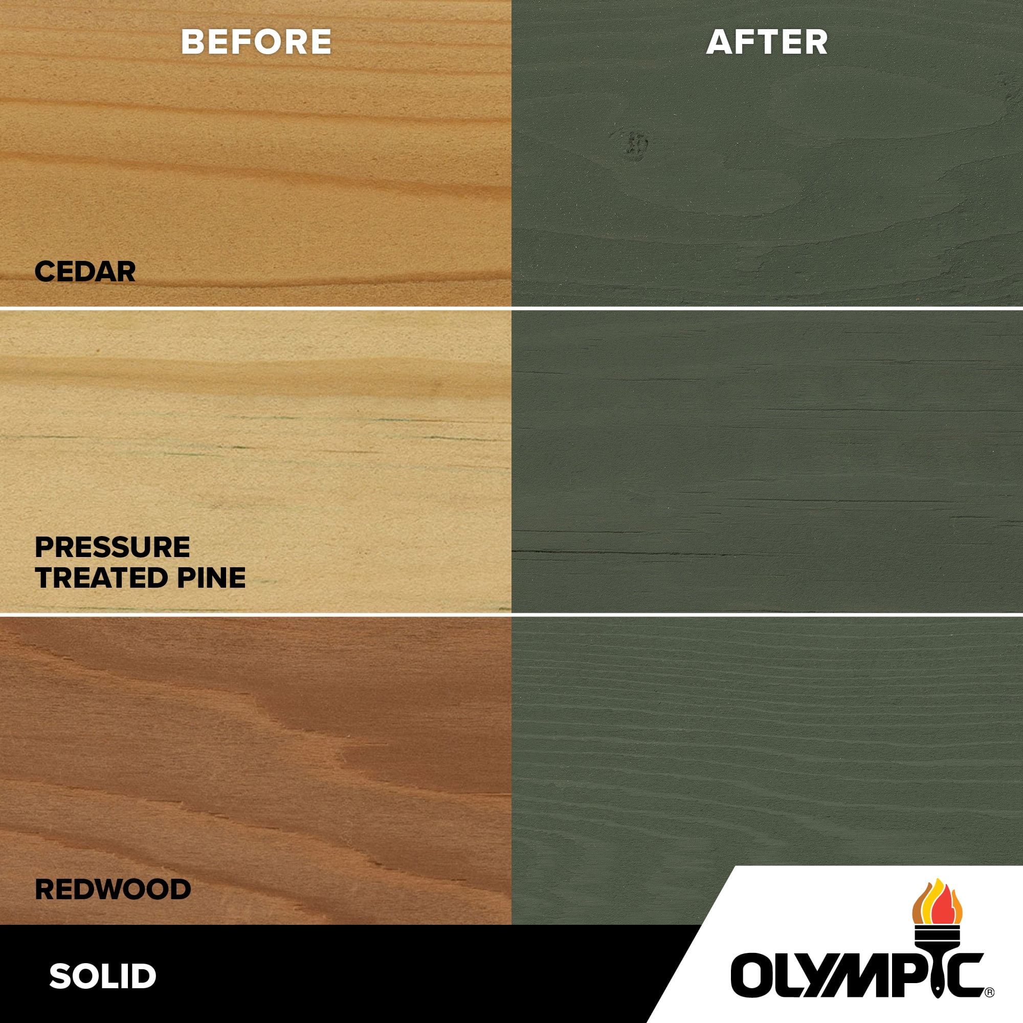 Olympic Maximum 5 Gallons SC-1029 Ebony Gray Solid Color Exterior Stain and Sealer in One
