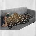 thumbnail image 6 of Lantern Soft Flannel Fleece Blanket, Egyptian Fanoos in a 3D Style Realistic Illustration Moroccan Backdrop Design, Cozy Plush for Indoor and Outdoor Use, 50" x 70", Umber Red Grey, by Ambesonne, 6 of 6