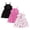 Z01 Hot Pink, variant on HCNTES Girls Dresses Toddler Girls Dress 3-Pack Casual Party Print Skater A-line Dress Sundress Size 3Y-8Y