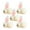 White, variant on WNFJR Easter Bunny Plush Toys 5pcs Mini Bunny Gift Set Easter Decoration Plush Dolls Cute Stuffed Animal Toys for Kids