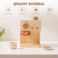 thumbnail image 2 of Wooden Kid Simulation Real Life Kitchen Toy Set Game Early Education Toy Ice Cream Machine Coffee Baby Educational Fun Toys Gift, 2 of 7