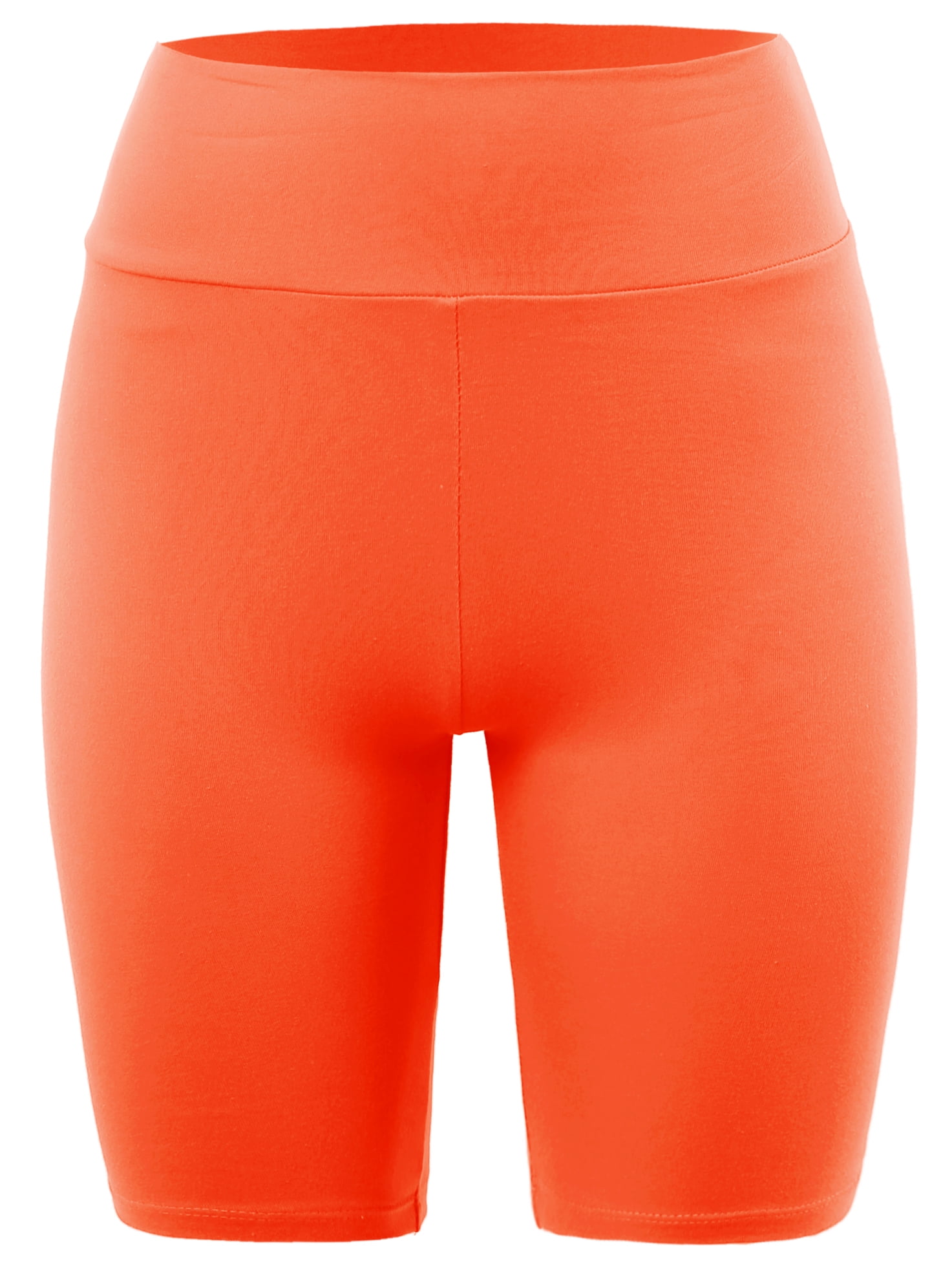 Orange Spandex Shorts 