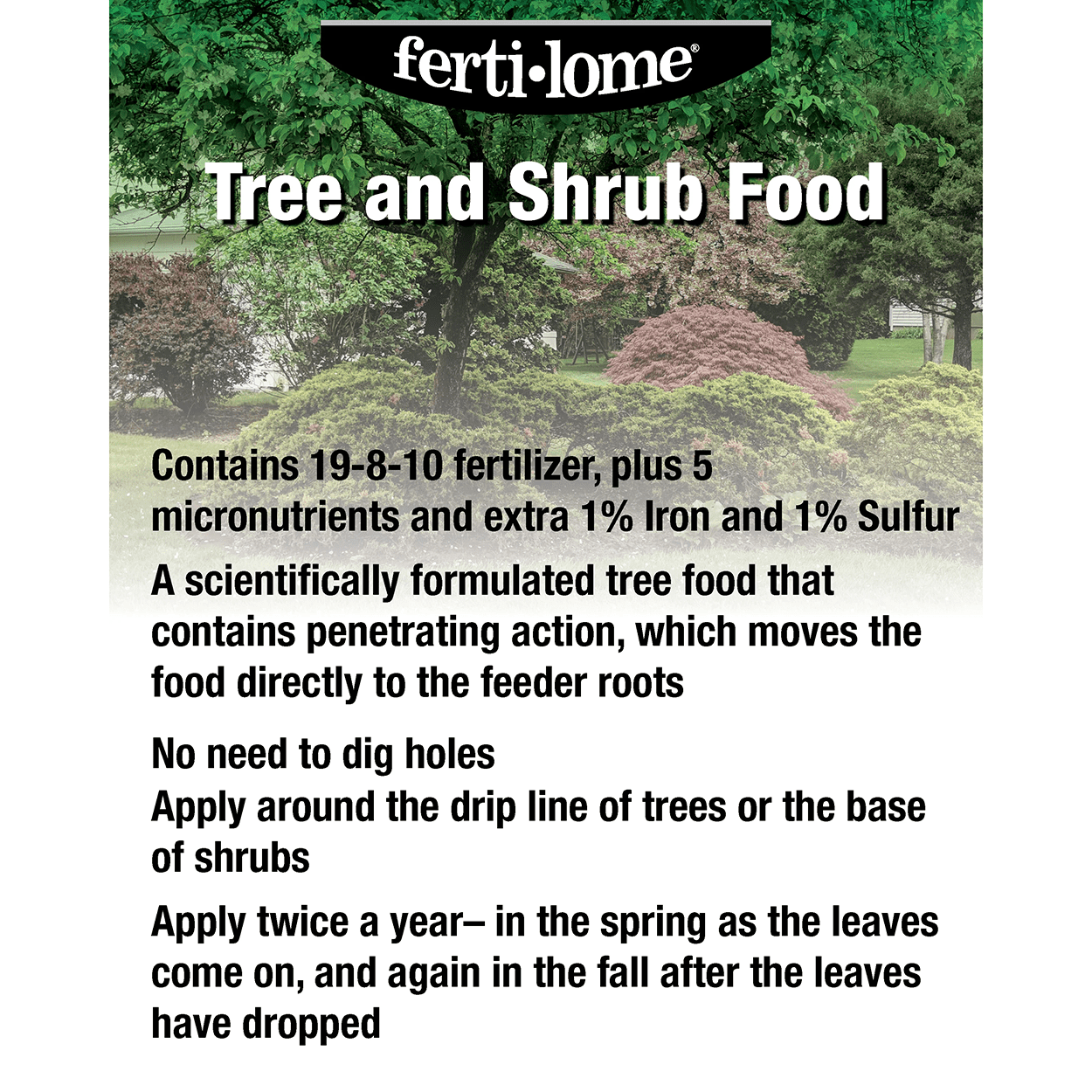Ferti-lome Tree and Shrub Food 19-8-10 - 16 lb Bag by VPG