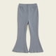 thumbnail image 2 of Odeerbi 1-9 Años Niñas Mallas de Punto Elástico Pantalones Acampanados Pantalones Elasticidad Dulce Pantalones, 2 of 5