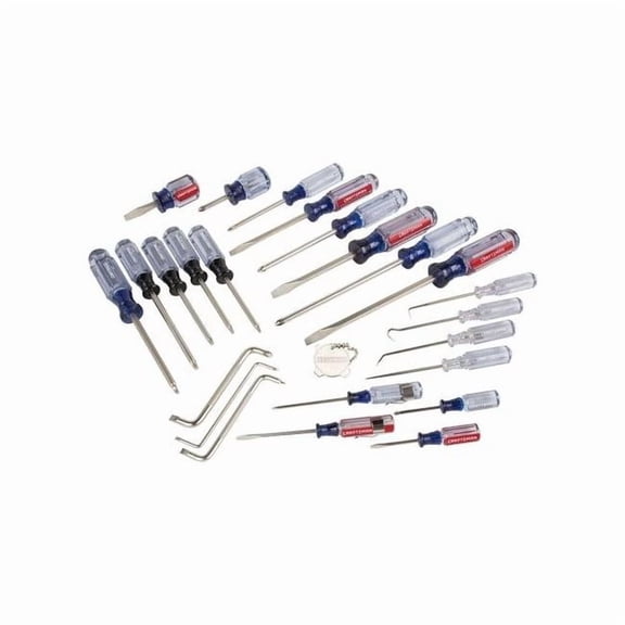 Craftsman, Alloy Steel Assorted Screwdriver Set 25 Pieces
