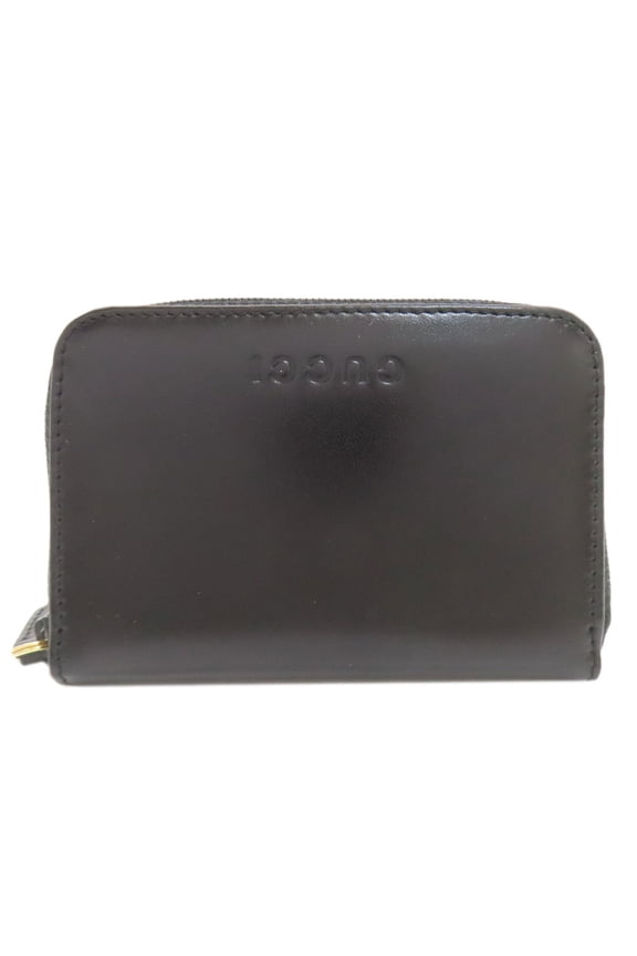 Pre-Owned Gucci 030288813730 Leather Coin Case with Key Hook for Women