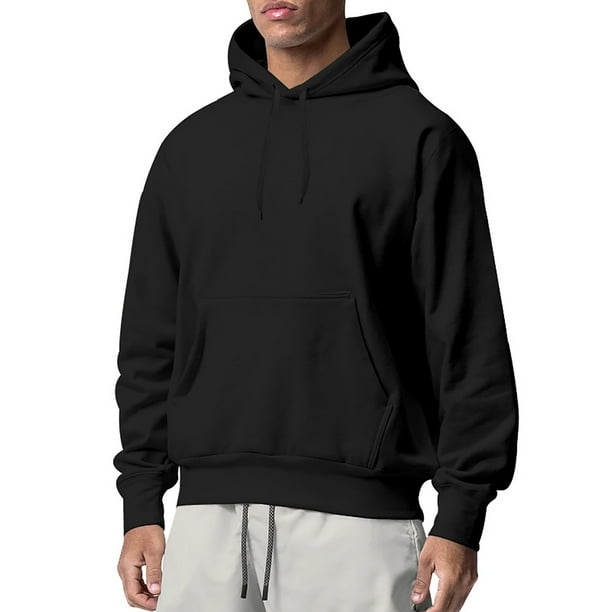pstuiky mangas largas para hombre, Suéter informal de gamuza para hombre, color liso, holgado, de manga larga y solapa top de hombre xl